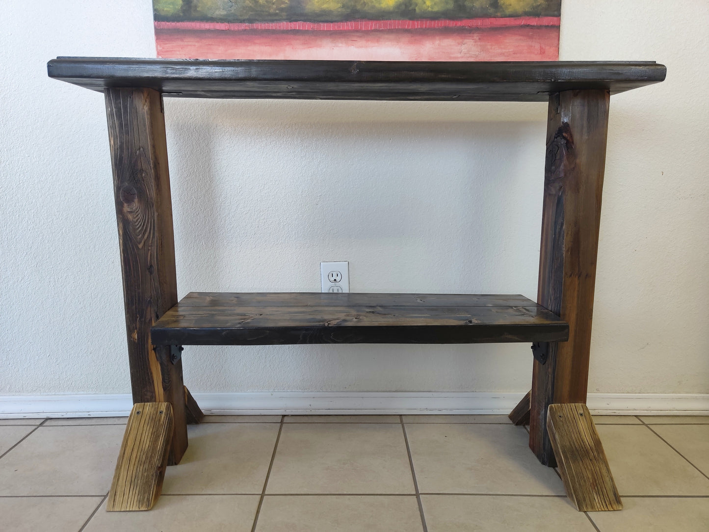 Repurposed Entry Table - Rustic
